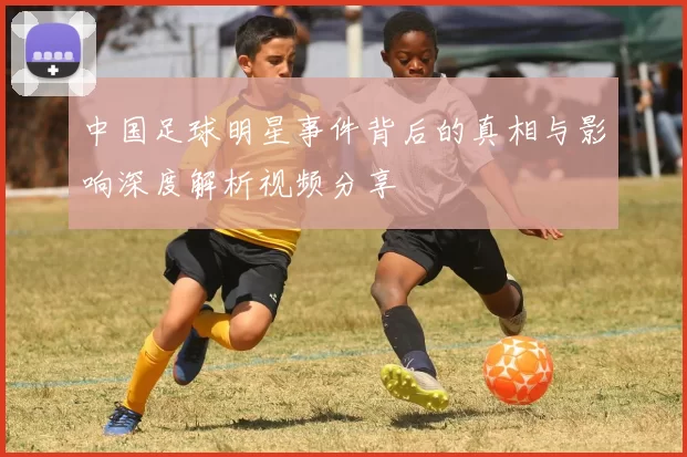 中国足球明星事件背后的真相与影响深度解析视频分享